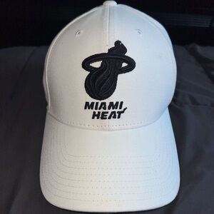 Adidas Miami Heat White Hat